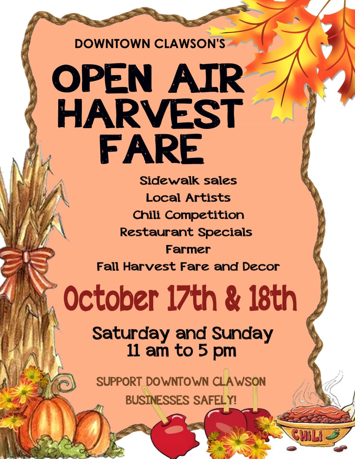 Open Air Harvest Fare Downtown Clawson